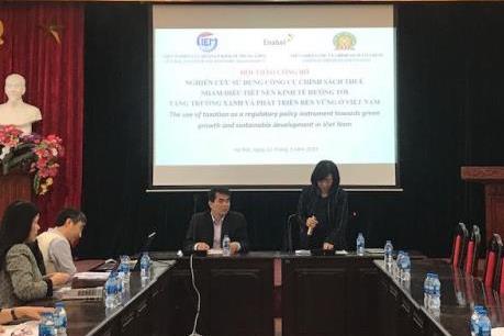 Điều tiết nền kinh tế hướng tới tăng trưởng xanh từ chính sách thuế