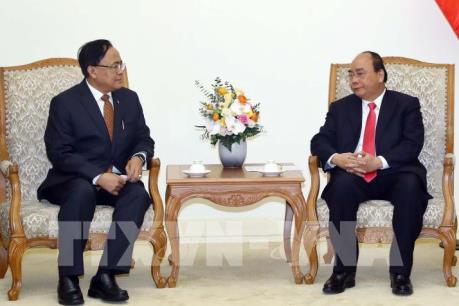 Thủ tướng tiếp Bộ trưởng Hợp tác quốc tế Myanmar