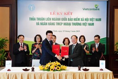 Vietcombank ký thỏa thuận liên ngành với Bảo hiểm xã hội Việt Nam 