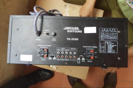 Kiểm tra vụ kinh doanh amply Jarguar Suhyoung có dấu hiệu giả mạo