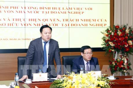 Phó Thủ tướng làm việc với Ủy ban Quản lý vốn Nhà nước tại doanh nghiệp