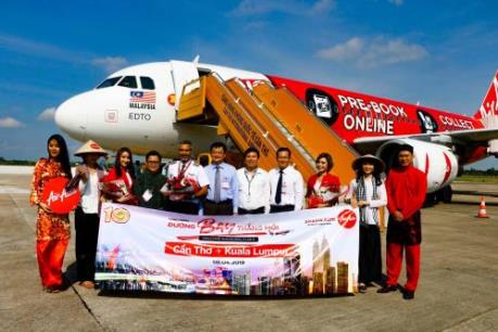 AirAsia chính thức khai thác đường bay Cần Thơ – Kuala Lumpur
