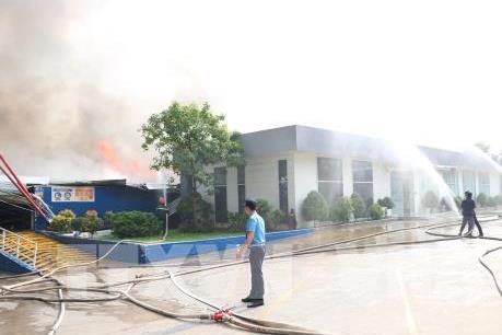 Thông tin mới về vụ cháy tại Khu công nghiệp Sóng Thần 2