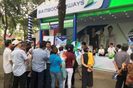 Vé Bamboo Airways gây "sốt" tại Ngày hội Du lịch Tp Hồ Chí Minh 2019
