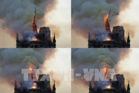 Xuất hiện mạnh thường quân ủng hộ tiền sửa chữa Nhà thờ Đức Bà Paris