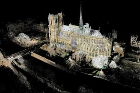 Dữ liệu mô hình 3D Nhà thờ Đức Bà Paris được lưu giữ tại Mỹ