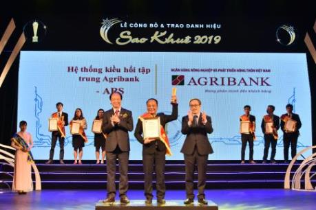 Agribank được vinh danh tại Giải thưởng Sao Khuê 2019