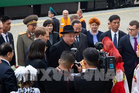 Đoàn tàu bọc thép chở nhà lãnh đạo Triều Tiên đã tới Vladivostok