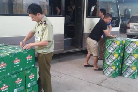 Lạng Sơn thu giữ lô bia chai nhập lậu 