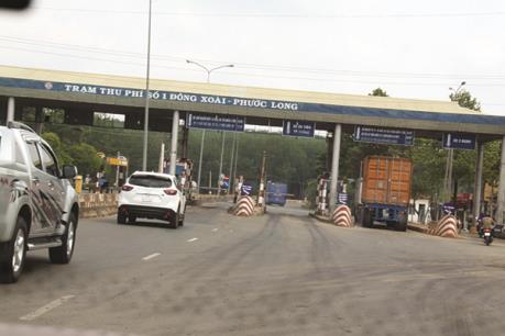 Trạm BOT Đồng Xoài - Phước Long phải xả trạm do lái xe phản đối 