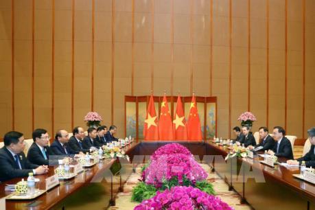Thủ tướng Nguyễn Xuân Phúc hội đàm với Thủ tướng Trung Quốc