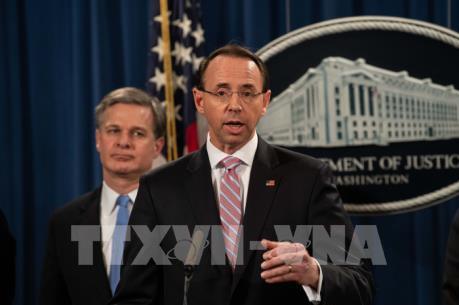 Thứ trưởng Bộ Tư pháp Mỹ Rod Rosenstein đệ đơn xin từ chức