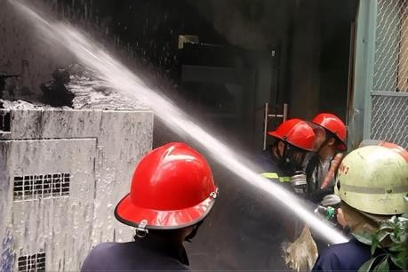 Xảy ra cháy tại một trụ sở ngân hàng ở Đà Nẵng