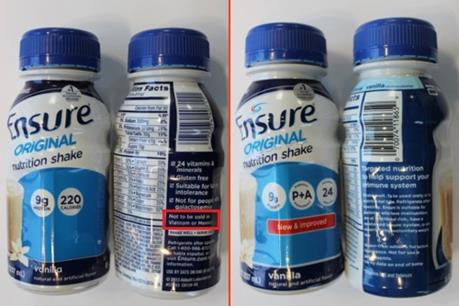 Bắt giữ hàng trăm thùng sữa Glucerna và Ensure gắn mác "Không bán ở Việt Nam"