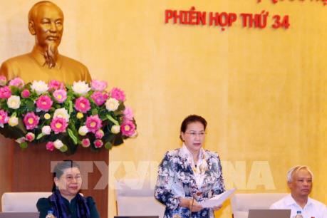 Phiên họp thứ 34 Ủy ban Thường vụ Quốc hội xem xét 2 dự án luật sửa đổi