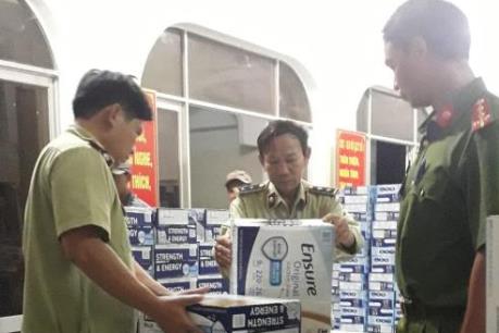 Phú Yên tạm giữ hơn 300 thùng sữa không rõ nguồn gốc xuất xứ