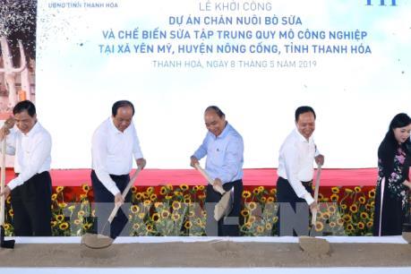 Khởi công Dự án chăn nuôi bò sữa và chế biến sữa tại Thanh Hóa