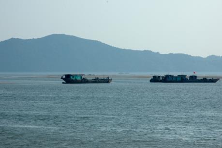 Quảng Ninh thông tin việc khai thác cát ở vùng biển biên giới Móng Cái