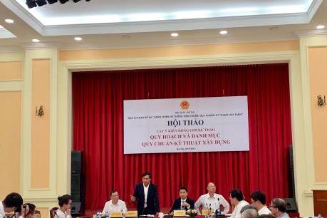 Quy hoạch và danh mục hệ thống quy chuẩn xây dựng