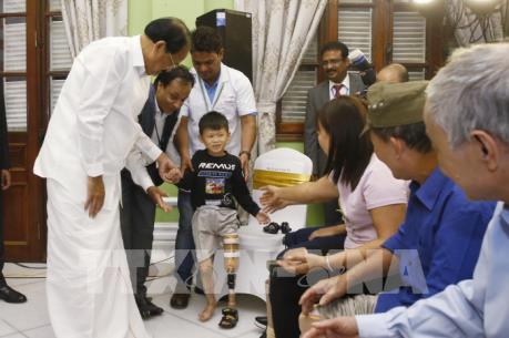 Phó Tổng thống Ấn Độ dự lễ khai trương Trại lắp chân tay giả Jaipur Foot