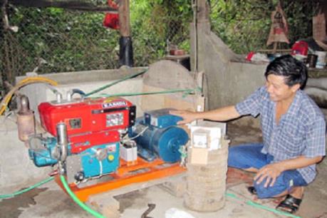 Mô hình sử dụng máy phát điện khí sinh học cho hiệu quả cao