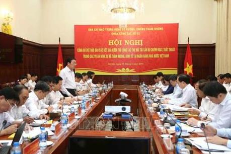 Kết quả kiểm tra công tác thu hồi tài sản bị thất thoát trong các vụ án kinh tế tại NHNN