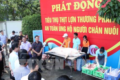 Hưng Yên phát động tiêu thụ thịt lợn an toàn ủng hộ người chăn nuôi