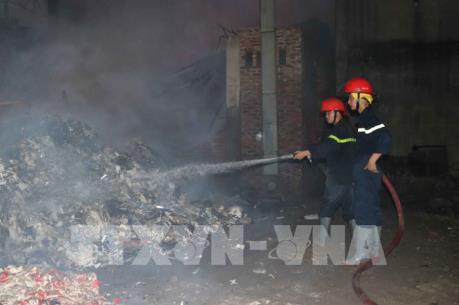 Cháy tại Công ty CP sản xuất và thương mại giấy Paper Việt Nam