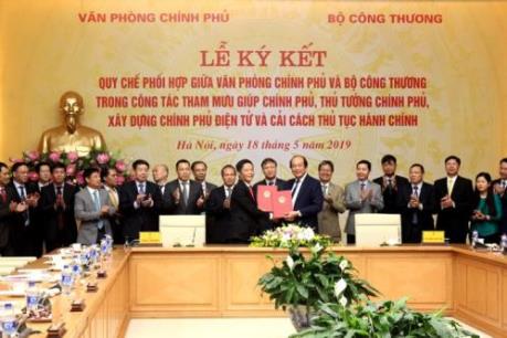 Bộ Công Thương phối hợp xây dựng Chính phủ điện tử và cải cách thủ tục hành chính
