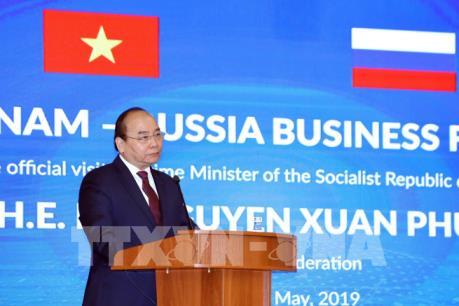 Thủ tướng Nguyễn Xuân Phúc khai mạc Diễn đàn Doanh nghiệp Nga-Việt