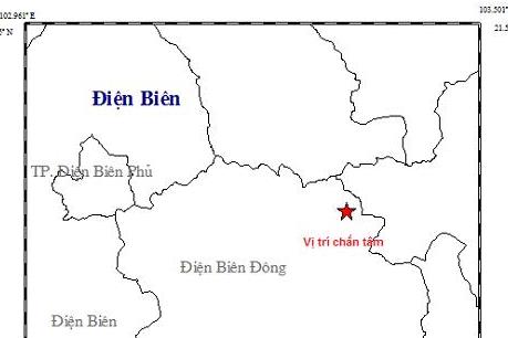 Điện Biên ​lại rung lắc vì dư chấn động đất mạnh