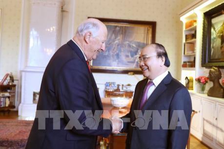 Thủ tướng Nguyễn Xuân Phúc hội kiến  với Nhà Vua Na Uy