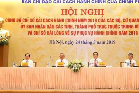 Hà Nội tiếp tục vị trí ’á quân’ trong bảng xếp hạng Chỉ số cải cách hành chính