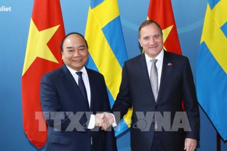 Thủ tướng Nguyễn Xuân Phúc hội đàm với Thủ tướng Thụy Điển Stefan Löfven