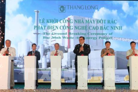 Khởi công nhà máy đốt rác phát điện công nghệ cao đầu tiên ở Bắc Ninh