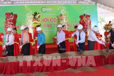 Khởi công xây dựng nhà máy xử lý rác công suất 150 tấn/ngày