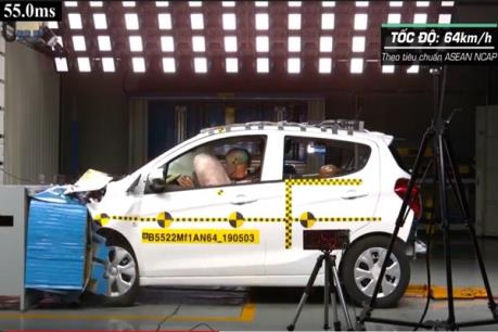 Xe VinFast Fadil đạt các bài kiểm tra thử va đập ở Hàn Quốc