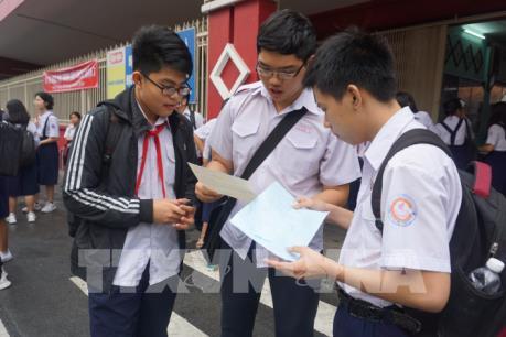 Đề thi tiếng Anh vào 10 tại Thành phố Hồ Chí Minh bị lỗi chính tả 