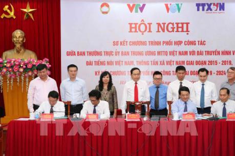 Ba cơ quan báo chí lớn phối hợp tuyên truyền về công tác mặt trận