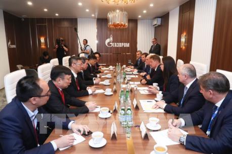 Trưởng Ban Kinh tế Trung ương Nguyễn Văn Bình dự lễ khai mạc phiên toàn thể SPIEF-2019