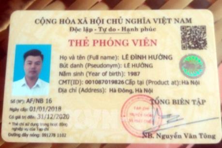 Điều tra vụ giả danh phóng viên Tạp chí Truyền thống và Phát triển