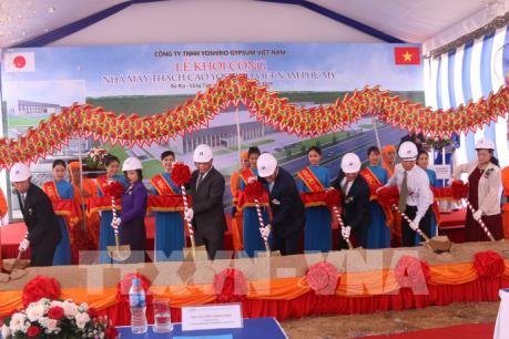 "Rót" 50 triệu USD xây dựng nhà máy thạch cao công nghệ Nhật Bản