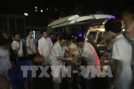 Trên 130 người thương vong trong trận động đất ở Tứ Xuyên, Trung Quốc