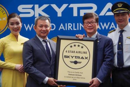 Vietnam Airlines tiếp tục nhận chứng chỉ hàng không quốc tế 4 sao