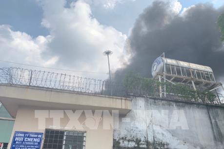 Thông tin chính thức về vụ cháy trong Khu công nghiệp Sóng Thần 2