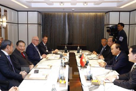 Thủ tướng Nguyễn Xuân Phúc tiếp lãnh đạo một số tập đoàn lớn của Thái Lan