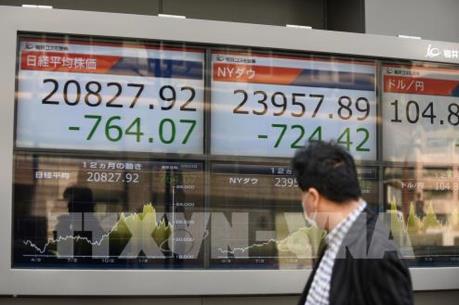 Chứng khoán châu Á giảm điểm phiên đầu tuần