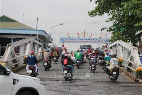 Bến Phà Vàm Cống chính thức tạm dừng hoạt động
