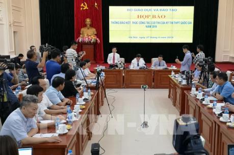 Kỳ thi THPT Quốc gia 2019: Bốn thí sinh phải thi lại môn Ngữ văn bằng đề dự bị