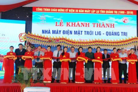 Nhà máy điện mặt trời LIG-Quảng Trị đi vào hoạt động